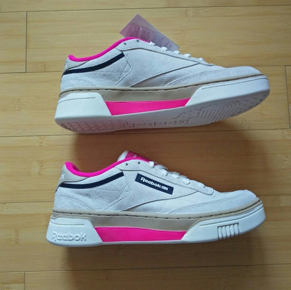 -NEW- Reebok Club C Stacked Sneakers - Picture 10 of 16